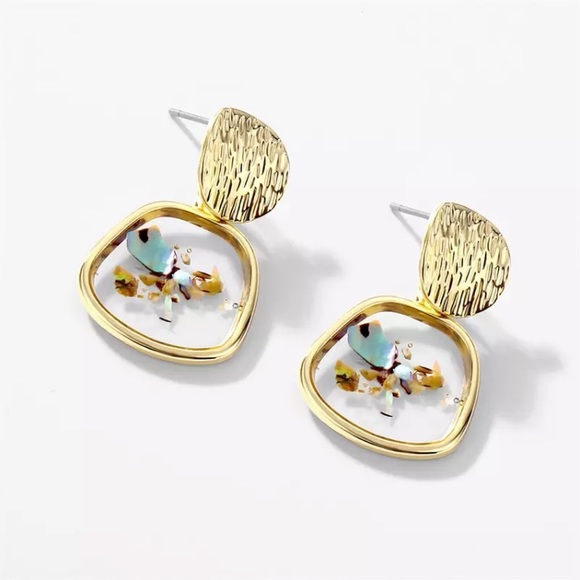 ⚜️[𝟯/$𝟭𝟴]⚜️Acrylic Resin Geometric Earrings NEW - Picture 6 of 9